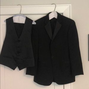 Black slim fit tuxedo set